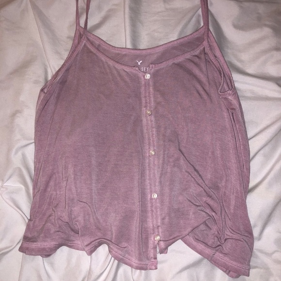 American Eagle faded purple tank - Picture 3 of 4